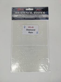 High Speed Stencils - Diamond Rain