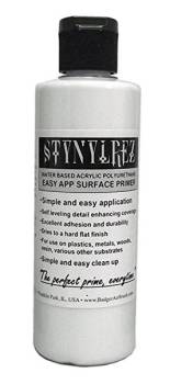 Stynylrez Water-Based Acrylic Primer White 4oz. Bottle