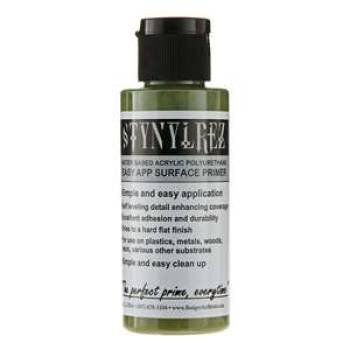 Stynylrez Water-Based Acrylic Primer Olive Green 4oz. Bottle