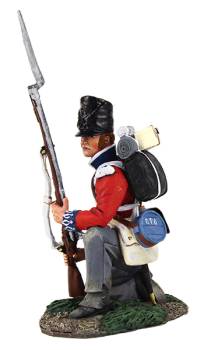 Napoleonic: British 1st Foot Guard Battalion Company Kneeling Defending #1