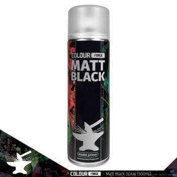 Colour Forge Matt Black Spray Paint 500ml