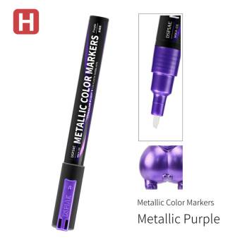 Dspiae Super Metallic Color Markers - Metallic Purple