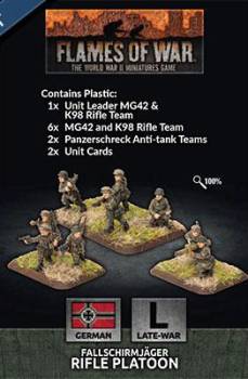 Fallschirmjager Platoon (plastic)