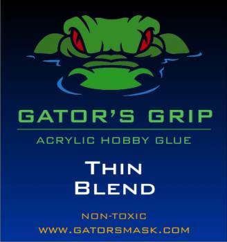 Gators Grip Acrylic Hobby Glue Thin Blend 