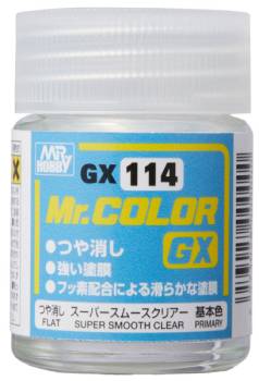 Mr.Clear Color GX Super Smooth Clear Flat 18ml Bottle