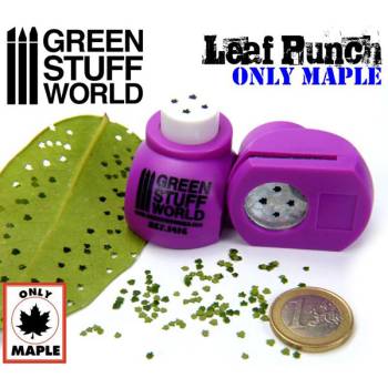 Miniature Leaf Punch - Medium Purple