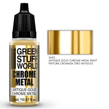 Chrome Metal Paint - Antique Gold