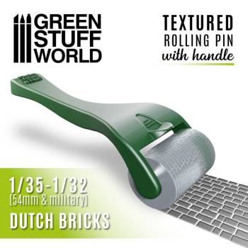 Rolling Pin with Handle - Dutch Bricks