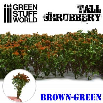 Tall Shrubbery - Brown Green