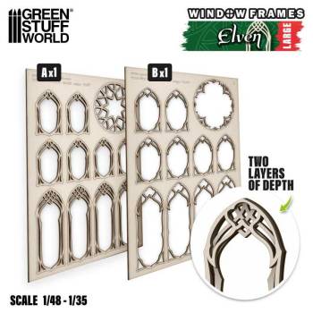 Elven Miniature Windows - Large