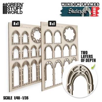 Skeleton Miniature Windows - Large