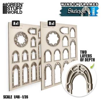 Skeleton Miniature Windows - Small