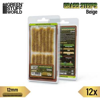 Green Stuff World Grass Strips 12 mm - Beige