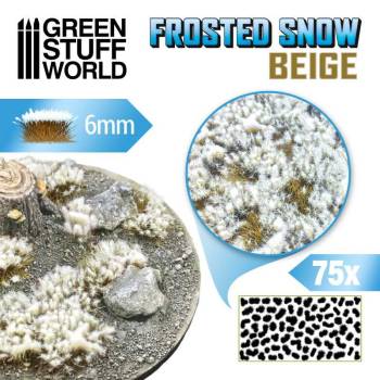 Shrubs TUFTS - 6mm Frosted Snow - Beige