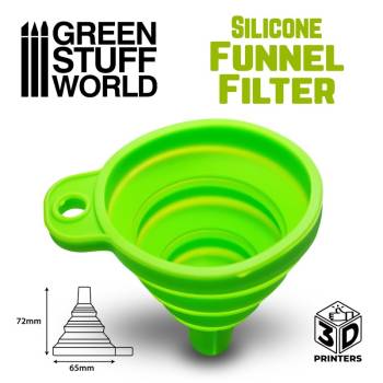 Silicone Funnel Filter for 3D Printer