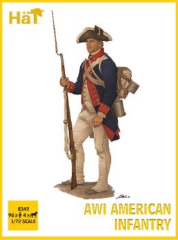 American War of Independence American Infantry set 1