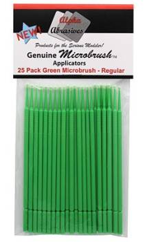 Alpha MicroBrush Green: Regular Applicator (25/pk)