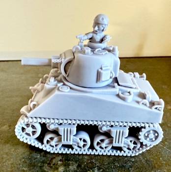 ToonKrieg M4A3 Sherman 105mm Tank 