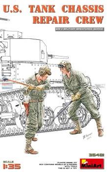 MiniArt US Tank Chassis Repair Crew Figure Set