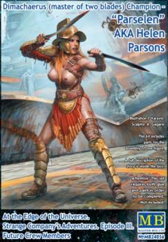 At the Edge of the Universe: Dimachaerus Champion Parselen Female Galaxy Gladiator