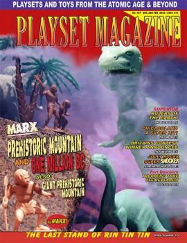 Playset Magazine Issue #127 Marx Prehistoric Mountain – One Million B.C.