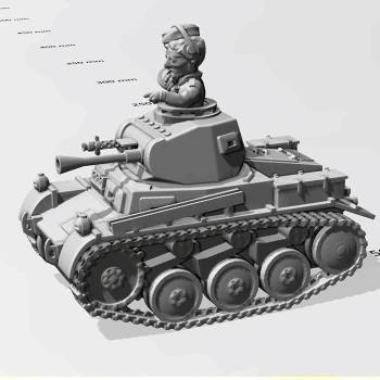 Toonkrieg Pzkw II Light Tank Early