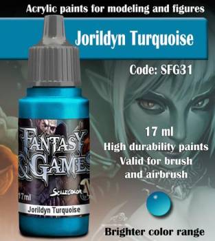 Fantasy and Games- Jorildyn Turquoise Paint 17ml