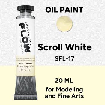 Scalecolor Floww Oil Paints: Scroll White 20Ml Tube