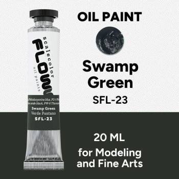 Scalecolor Floww Oil Paints: Swamp Green 20Ml Tube