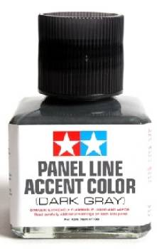 Panel Line Accent Color Dark Gray 40ml Bottle