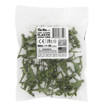 TimMee Toys Plastic Army Men - OD Green 24p