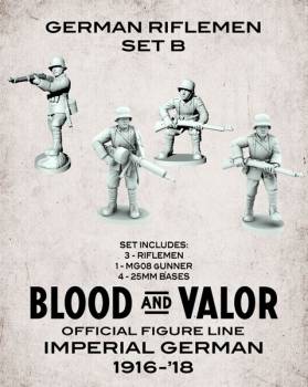 Blood & Valor - WWI German Army Riflemen Set B