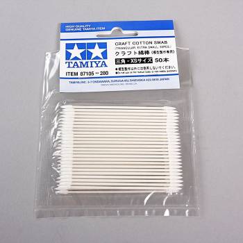 Triangular Extra Small Craft Cotton Swabs (50)