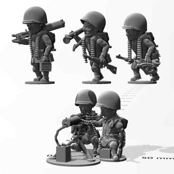 ToonKrieg U.S. Heavy Machine Gun Squad