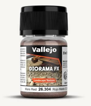 Vallejo Landscape Textures-Mars Red 0.2-0.6mm 35ml