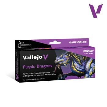 Game Color Fantasy Purple Dragons Paint Set - ONLY 2 AVAILABLE AT THIS PRICE