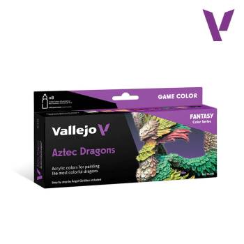 Game Color Fantasy Aztec Dragons Paint Set - ONLY 2 AVAILABLE AT THIS PRICE