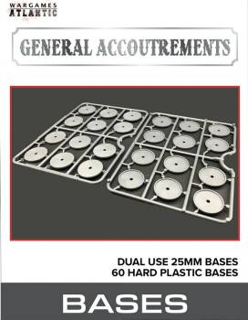 Wargames Atlantic General Accoutrements: 25mm Dual Use Bases