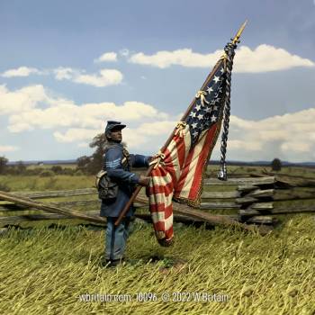 The Museum Collection: Sgt. William Carney Flagbearer, 54th Massachusetts Infantry, American Civil War