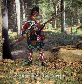 Clash of Empires: 42nd Foot Royal Highland Regiment Grenadier Standing Defending, 1758-63