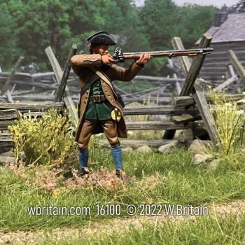 Clash of Empires: Colonial Militia Standing Firing, No.3