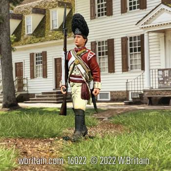 Clash of Empires: 43rd Regiment of Foot, Grenadier NCO Marching, 1780