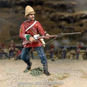 Zulu War Collection: 24th Foot Colour Sergeant Bourne Defending with Bayonet No. 2