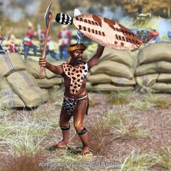 Zulu War Collection: Senior Zulu Warrior with Axe