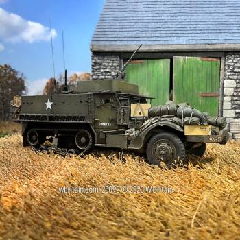 WW2: M3A1 Half-track 9th Armored 27th Infantry A Company