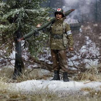 WW2: U.S. Infantry Medic with Stretcher 1943-45