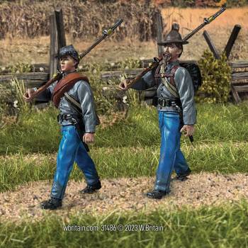 American Civil War: Forward March 2 Confederate Infantry Marching