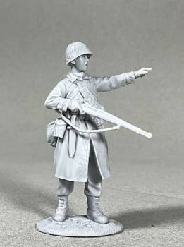 Campaign Series - U.S. Infantryman in Raincoat Pointing, 1943-45