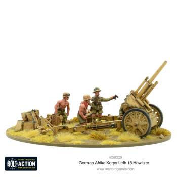 WWII Afrika Korps LeFH 18 10.5cm Medium Artillery