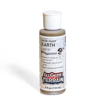 All Game Terrain: Base Paint Earth (4oz. Bottle)